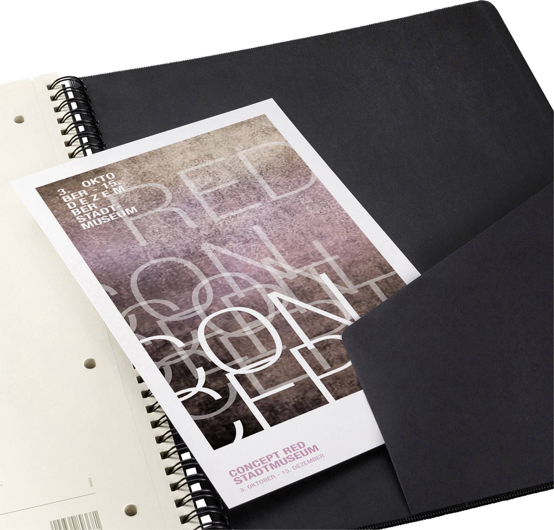 Sigel Spiralblock CONCEPTUM® CO820 Hardcover Schwarz DIN A4 kariert Anzahl der Blätter: 160-4