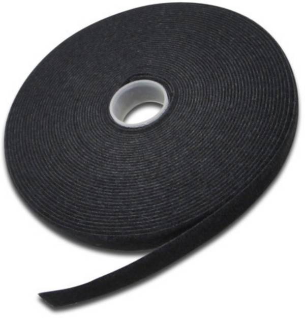 Digitus AK-770905-100-S Klettband zum Bündeln, zum Aufnähen Flauschteil, Haft- und Flauschteil, Haftteil (L x B) 10 m x 15 mm Schwarz 1 St.