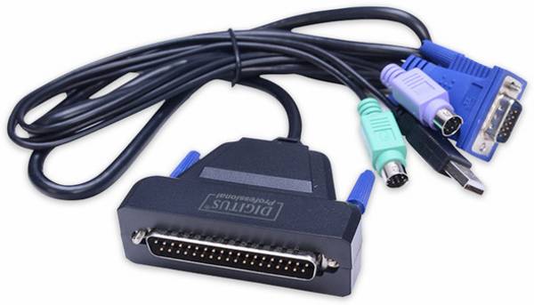 Digitus DS-72212 KVM-Umschalter VGA PS/2