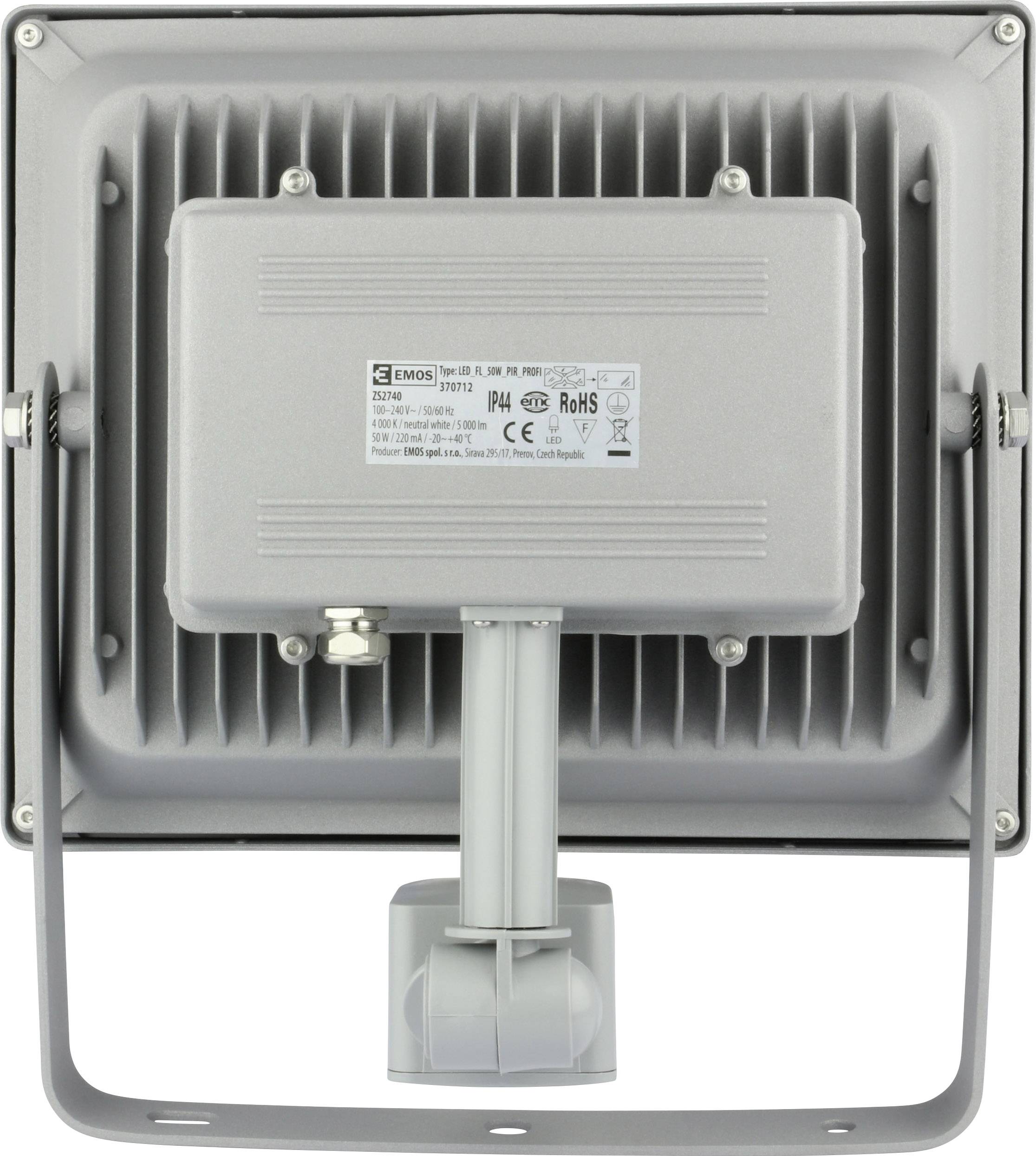 Emos Profi 850EMPR40WZS2740 LED-Außenstrahler mit Bewegungsmelder 50 W Neutralweiß-5