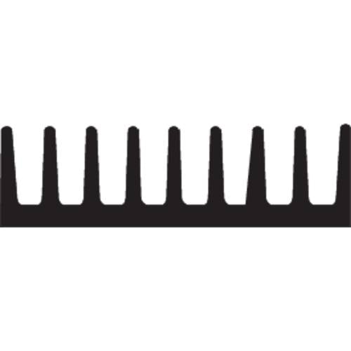 Fischer Elektronik 10037011 ICK 24 B Kühlkörper 13 K/W (L x B x H) 33 x 19 x 4.8 mm DIL-14, DIL-16, DIL-18, DIL-20, DIL-...