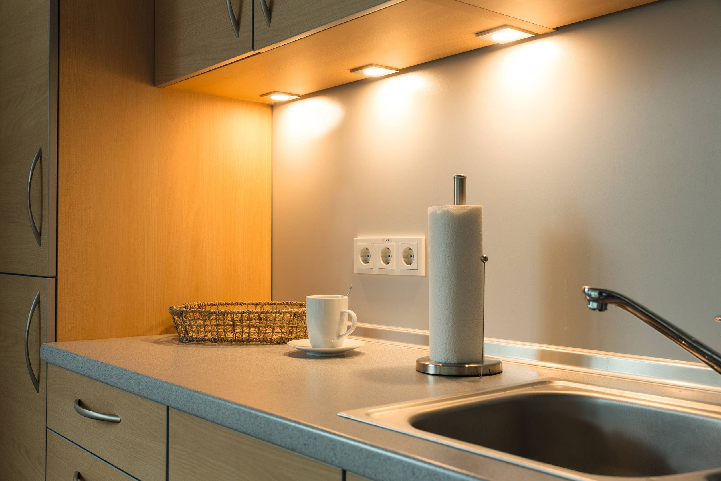 LED-Spots mit warmweißen Weiß