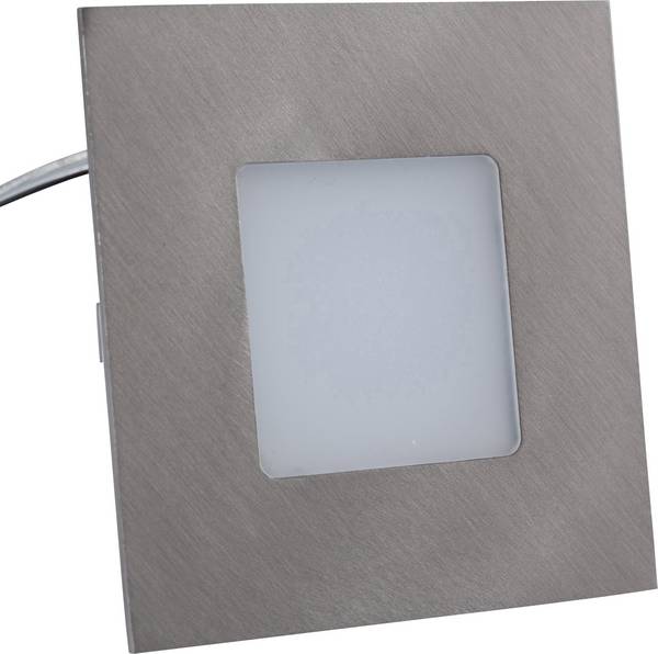 Heitronic 27693  LED-Einbauleuchte   LED LED fest eingebaut 2 W Edelstahl (gebürstet)