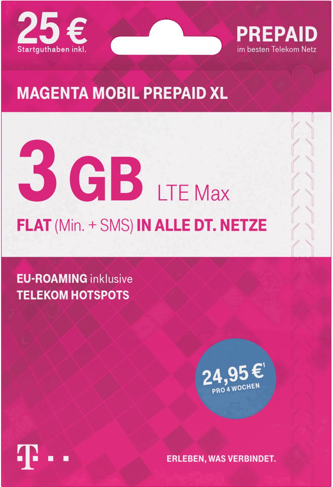 Telekom Magenta Mobil Prepaid XL Prepaid-Karte ohne Vertragsbindung kaufen