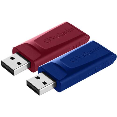 Verbatim Slider USB-Stick 32 GB Rot, Blau 49327 USB-A (USB 2.0)