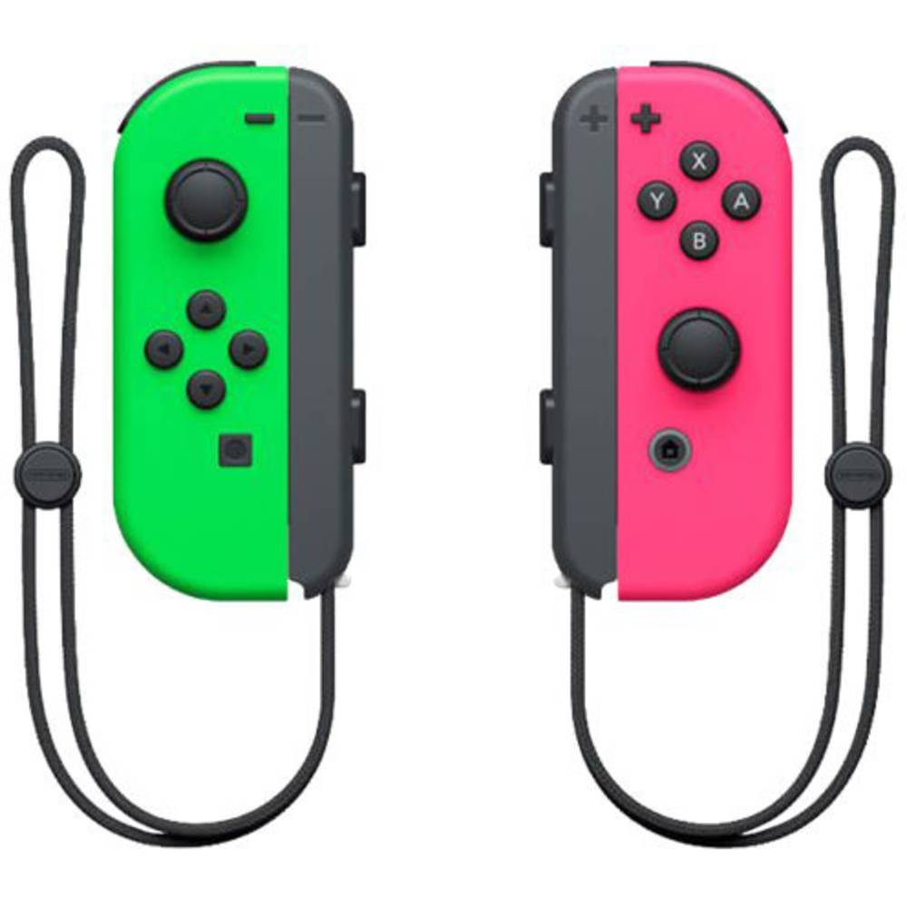 Nintendo Switch Joy-Con Controller Pair (Neon Green-Neon Pink) Splatoon 2 Edition