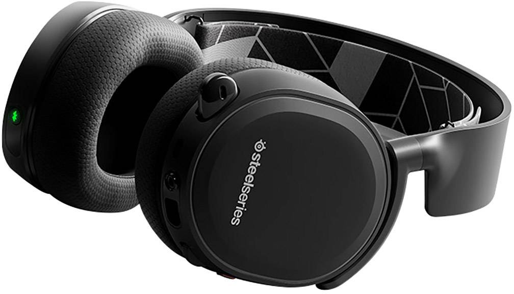 Steelseries Arctis 3 7.1 Bluetooth® Over Ear Headset Bluetooth®, kabelgebunden 7.1 Surround Schwarz Mikrofon-Rauschunter-1
