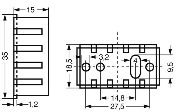 Fischer Elektronik 10037014 ICK 35 SA Kühlkörper 20 K/W (L x B x H) 35 x 18.5 x 15 mm SOT-32, TO-220