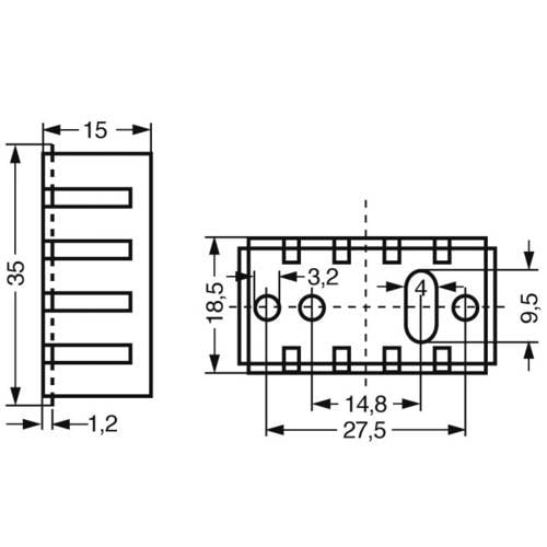 Fischer Elektronik 10037014 ICK 35 SA Kühlkörper 20 K/W (L x B x H) 35 x 18.5 x 15 mm SOT-32, TO-220