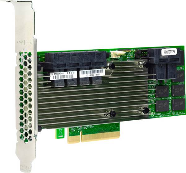 Broadcom MegaRAID SAS 9361-24i 24 Port RAID Controller PCIe x8 Passend für (SSD): SATA SSD, SAS SSD