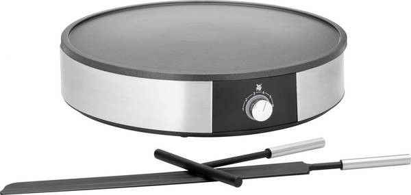 WMF LONO Creperie 0415120011 Crépes Maker Silber, Schwarz