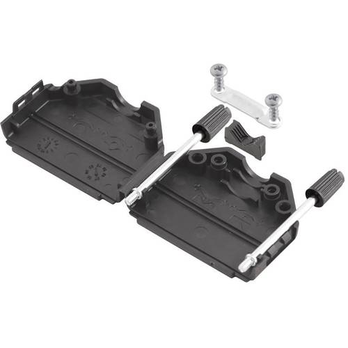 encitech DPPK09-G-K 6353-0106-01 D-SUB Gehäuse Polzahl: 9 Polyamid 180 ° Grün 1 St.