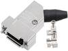 encitech DTSL37-RG-SJS-S-K 6560-0218-34 D-SUB Gehäuse Polzahl: 37 Zinkdruckguss 45 ° Metall 1 St.