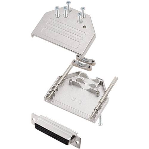 encitech DTZI25-HDS-K DTZI25-HDS-K D-SUB Gehäuse Polzahl: 44 Zinkdruckguss 180 ° Metall 1 St.