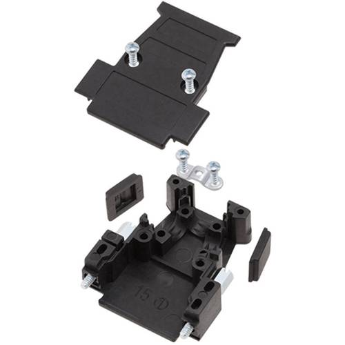encitech D3PK25-P-SJS-K 1260-0101-03 D-SUB Gehäuse Polzahl: 25 Kunststoff Schwarz 1 St.