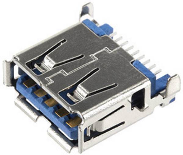 USB Steckverbinder Buchse, Einbau horizontal Shell DIP U3BU1ASMT2 econ connect Inhalt: 1 St.