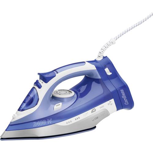 Clatronic DB 3706 Dampfbügeleisen Weiß, Blau 2400 W