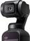 Kompakte schwarze Kamera mit integriertem Gimbal, ideal für stabile Videoaufnahmen und präzise Bewegungsverfolgung.