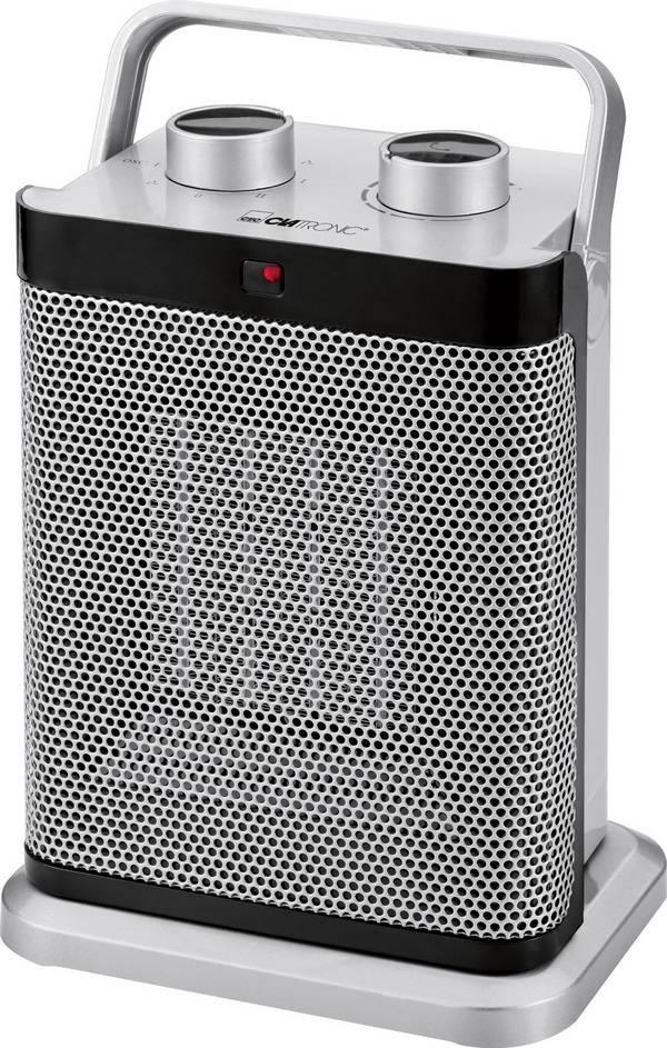 CLATRONIC Heizlüfter HL 3631, silber, oszillierend (95273739)