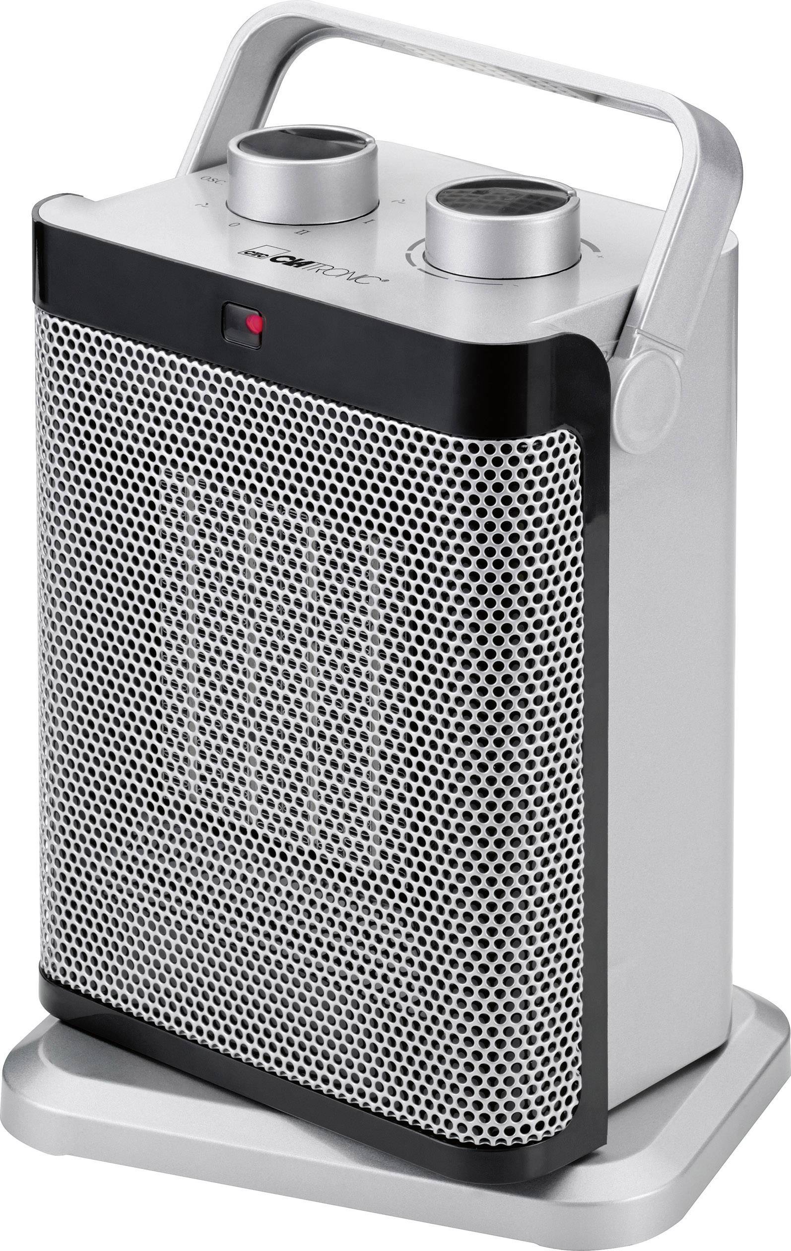 CLATRONIC Heizlüfter HL 3631, silber, oszillierend (95273739)-1
