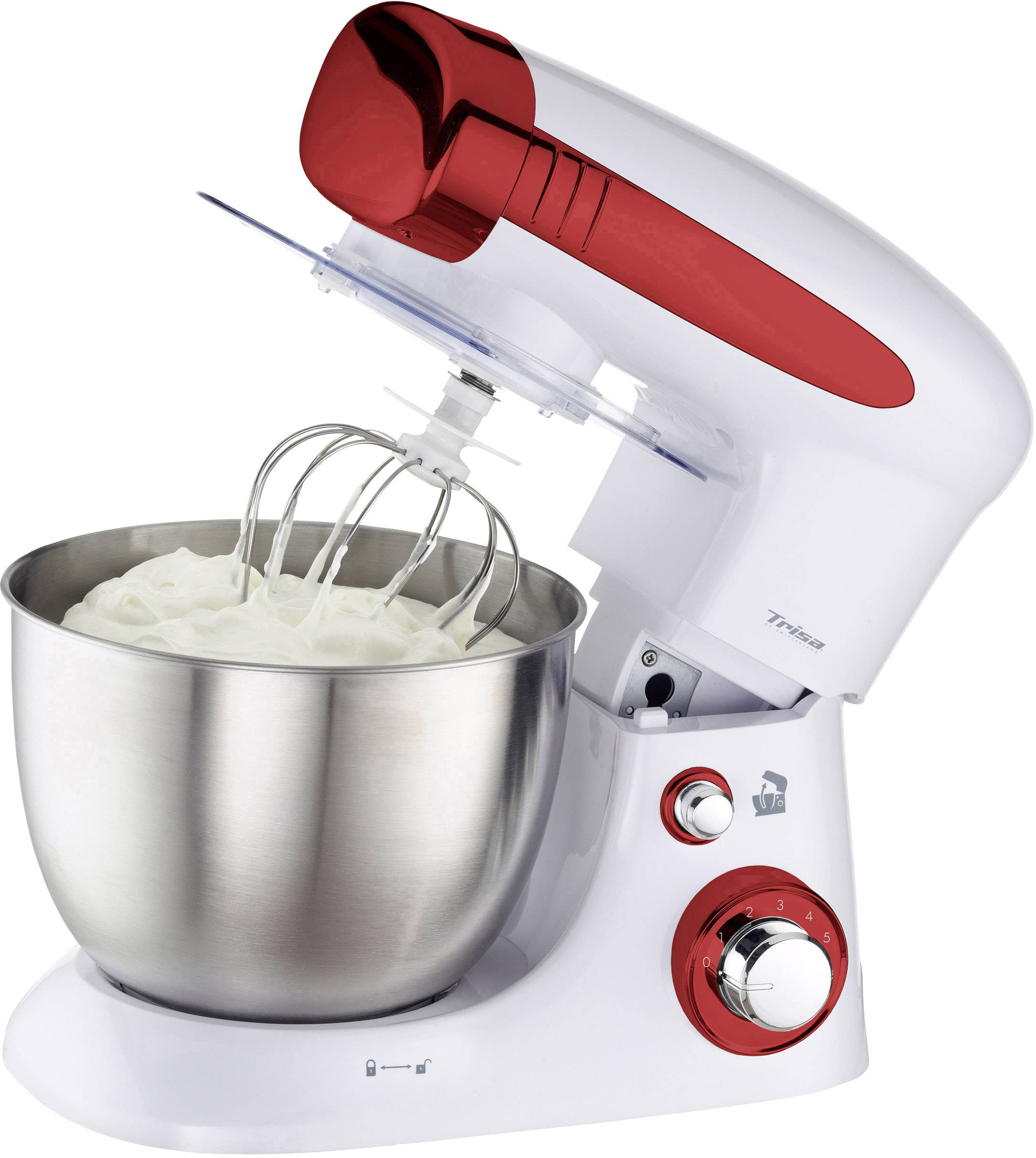 Trisa Mix Chef Knetmaschine 800 W Weiss Rot Kaufen