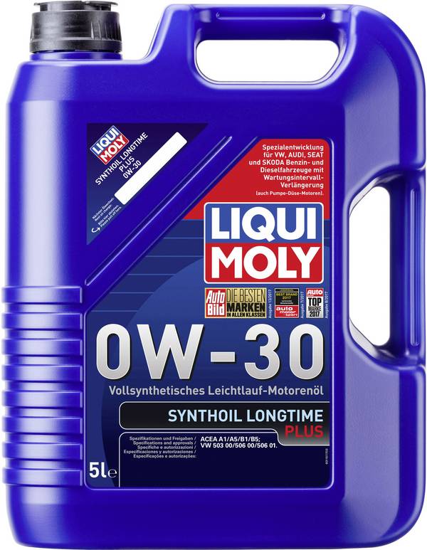 Liqui Moly Synthoil Longtime Plus 0W-30 1151 Leichtlaufmotoröl 5 l