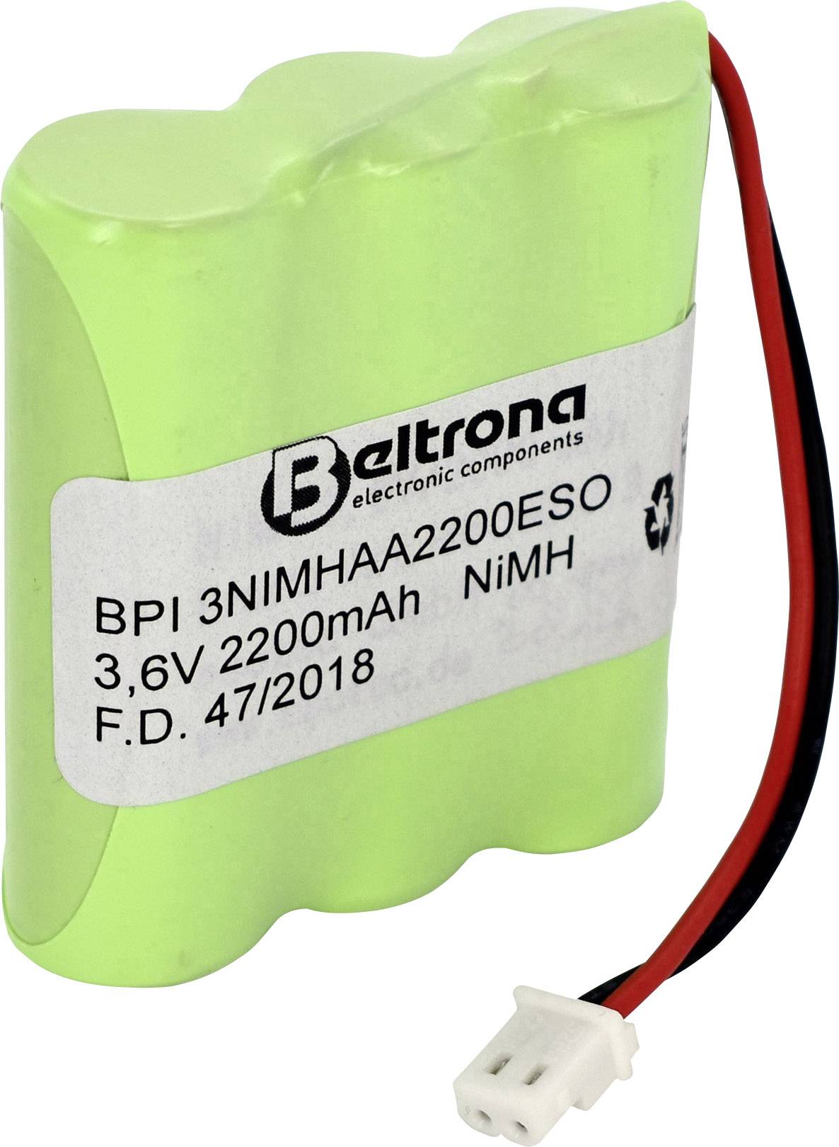 Beltrona Solarleuchten Pack 901013 Akkupack 3x Mignon (AA) Stecker NiMH 3.6 V 2000 mAh Beltrona Solarleuchten Pack 901013 Akkupack 3x Mignon (AA) Stecker NiMH 3.6 V 2000 mAh
