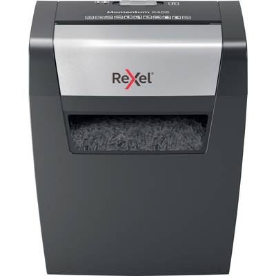 Rexel Momentum X406 Aktenvernichter 6 Blatt Partikelschnitt 4 x 28 mm P-4 15 l Vernichtet auch Büroklammern, Heftklammer