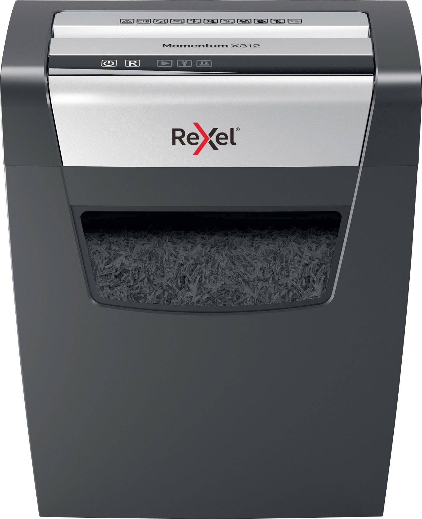 REXEL Momentum X312 Aktenvernichter Partikelschnitt 5 x 42 mm 23 l Blattanzahl (max.): 12