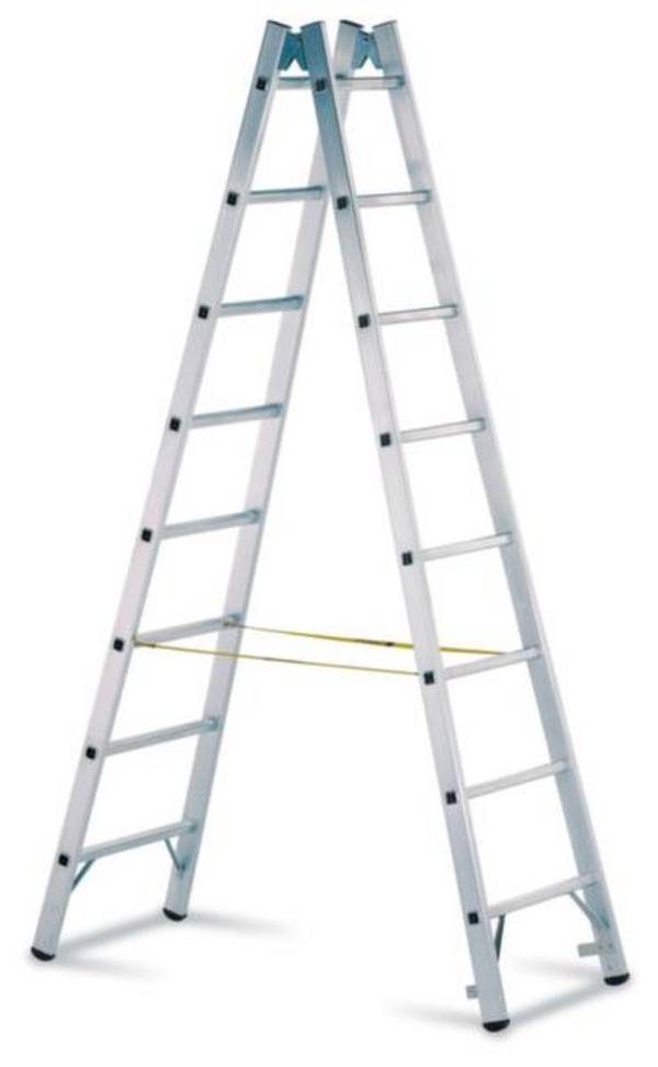 Profi-Sprossenleiter beidseitig begehbar 2 x 8 Sprossen. Zarges GmbH 23554749
