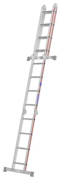 Vielzweckleiter Alu.Sprossen 4x4 geklappt H1200xB810xT300mm HYMER-1