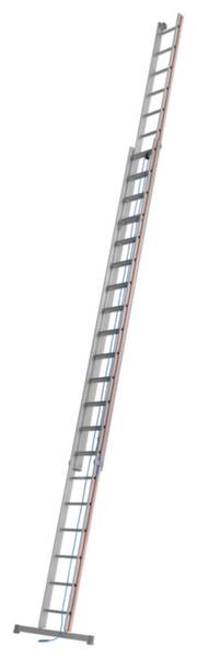 Seilzugleiter, 2-teilig, 2x20 Sprossen, Leiterlänge aus-/eingefahren 9,98/ 5,79-0