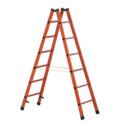 Stehleiter 2x6 Sprossen GFK Leiterlänge 1880mm Arbeits-H.b.ca.3100mm ZARGES