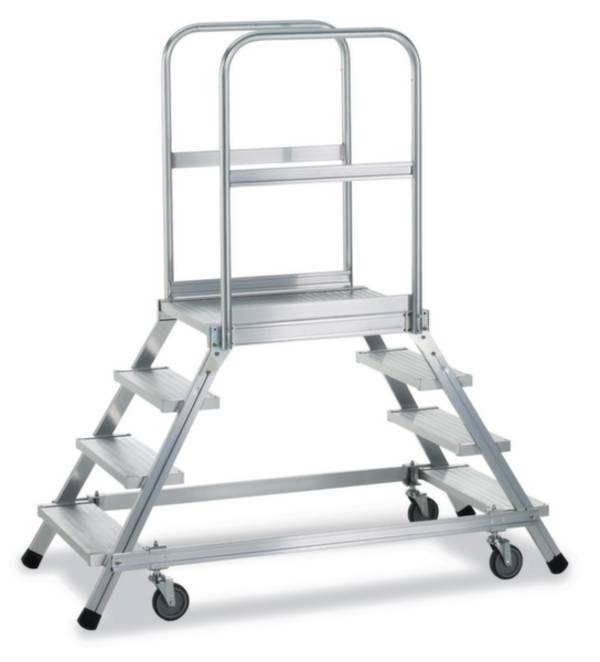 ZARGES  41983 Aluminium Podesttreppe fahrbar   41 kg