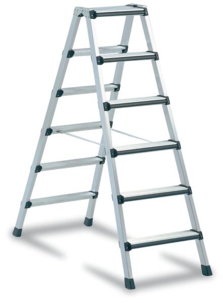 ZARGES 41435 Aluminium Stufen-Stehleiter klappbar 8.3 kg-0