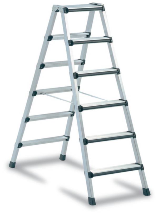 ZARGES  41435 Aluminium Stufen-Stehleiter klappbar    8.3 kg