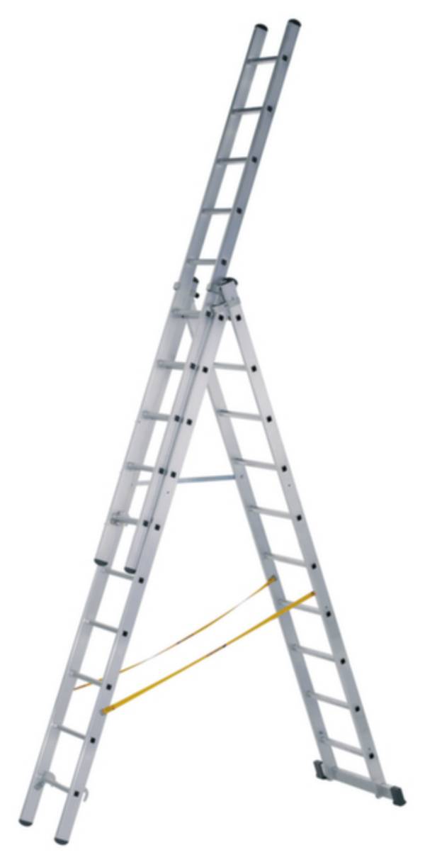 Mehrzweckleiter Skymaster X 3x10 Sprossen L.3-6,9m Arbeits-H.7,7m Alu. G.23,3kg