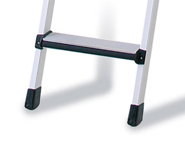 Stufen-Anlegeleiter Comfortstep L 10Stufen L.2,59m Arbeits-H.3,75m G.7kg Zarges-1