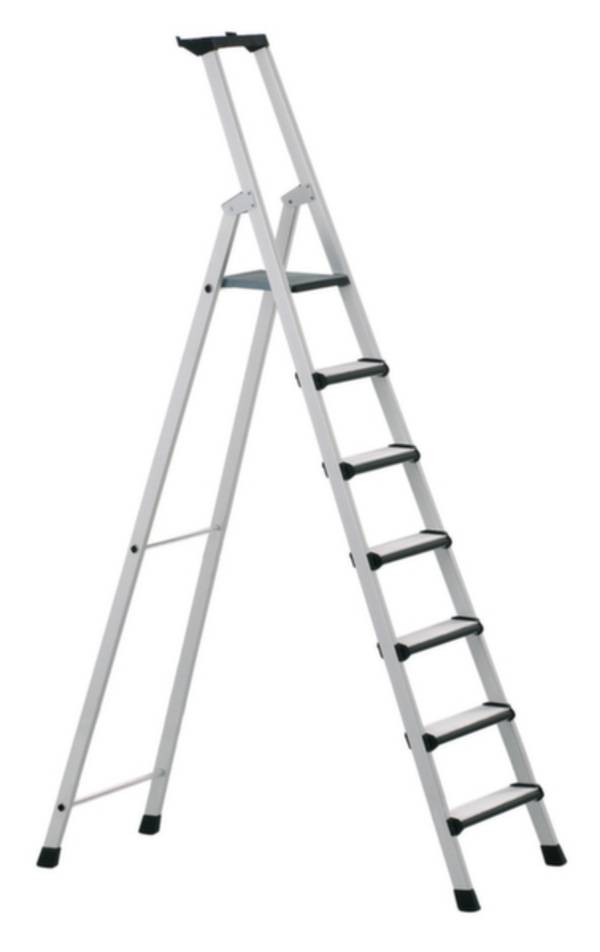 Stufen-Stehleiter Comfortstep S 7Stufen L.2,36m Arbeits-H.3,75m G.8,2kg Zarges