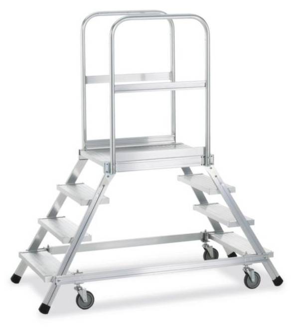 ZARGES  41962 Aluminium Podesttreppe fahrbar   59.2 kg