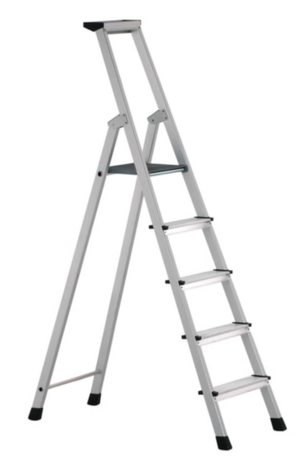 Stufen-Stehleiter XLstep S 5Stufen L.1,88m Arbeits-H.3m G.7,7kg Holm-H.42mm