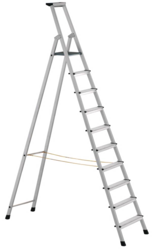 Stufen-Stehleiter XLstep S 10Stufen L.3,07m Arbeits-H.4,5m G.14,1kg Zarges