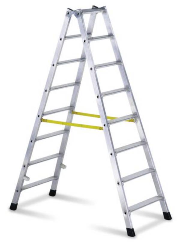 ZARGES  42468 Aluminium Stufen-Stehleiter klappbar    16.9 kg