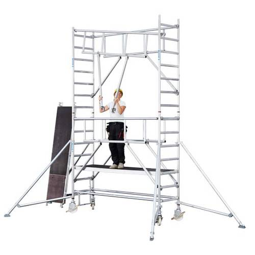 Thumbnail - ZARGES 52296 Rollgerüst fahrbar Arbeitshöhe (max.): 10.5 m 291.8 kg
