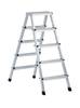 ZARGES 41265 Aluminium Stufen-Stehleiter klappbar 5.5 kg