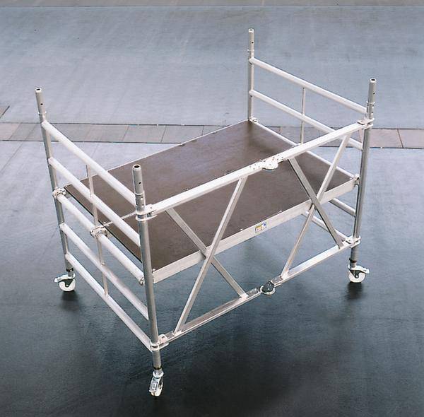 Klappgerüst Compactmaster 2T Arbeits-H.2,95m Plattform-Gr.1,2x1,8m G.52,8kg