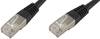 econ connect F6TP2SW RJ45 Patchkabel CAT 6 S/FTP 2.00 m Schwarz Paarschirm 1 St.