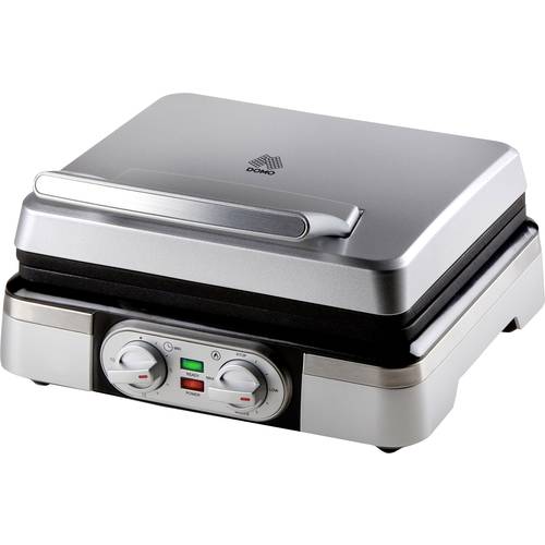 Thumbnail - DOMO DO9149W Waffeleisen Timerfunktion, mit Standfuß Silber (metallic)