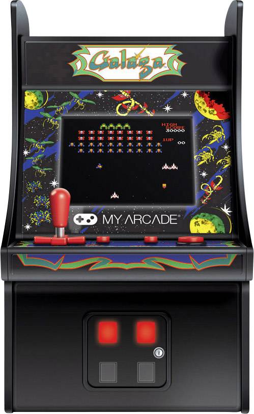 My Arcade Galaga Micro Player Retro Konsole Schwarz-1