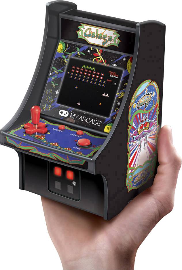 My Arcade Galaga Micro Player Retro Konsole Schwarz-2